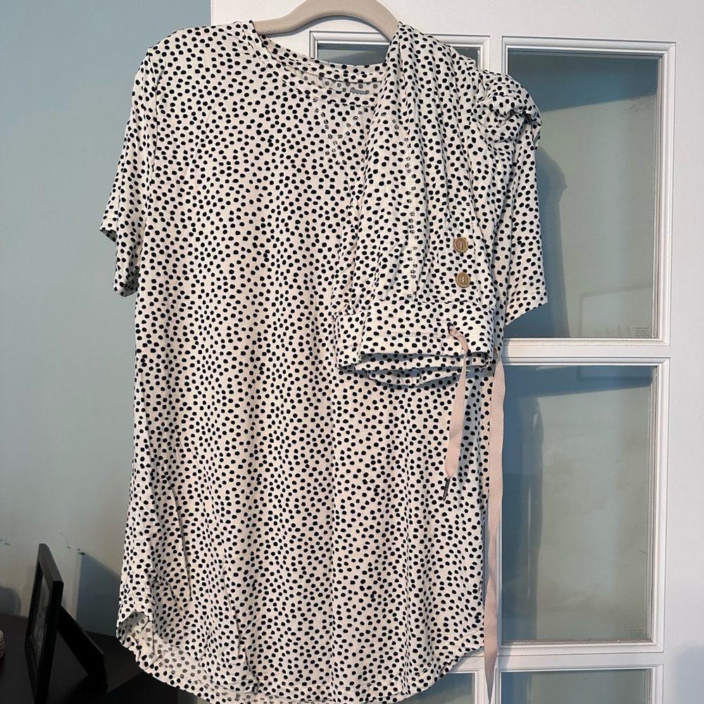 Polka dot pajamas